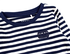 Name It dark sapphire stribet bluse